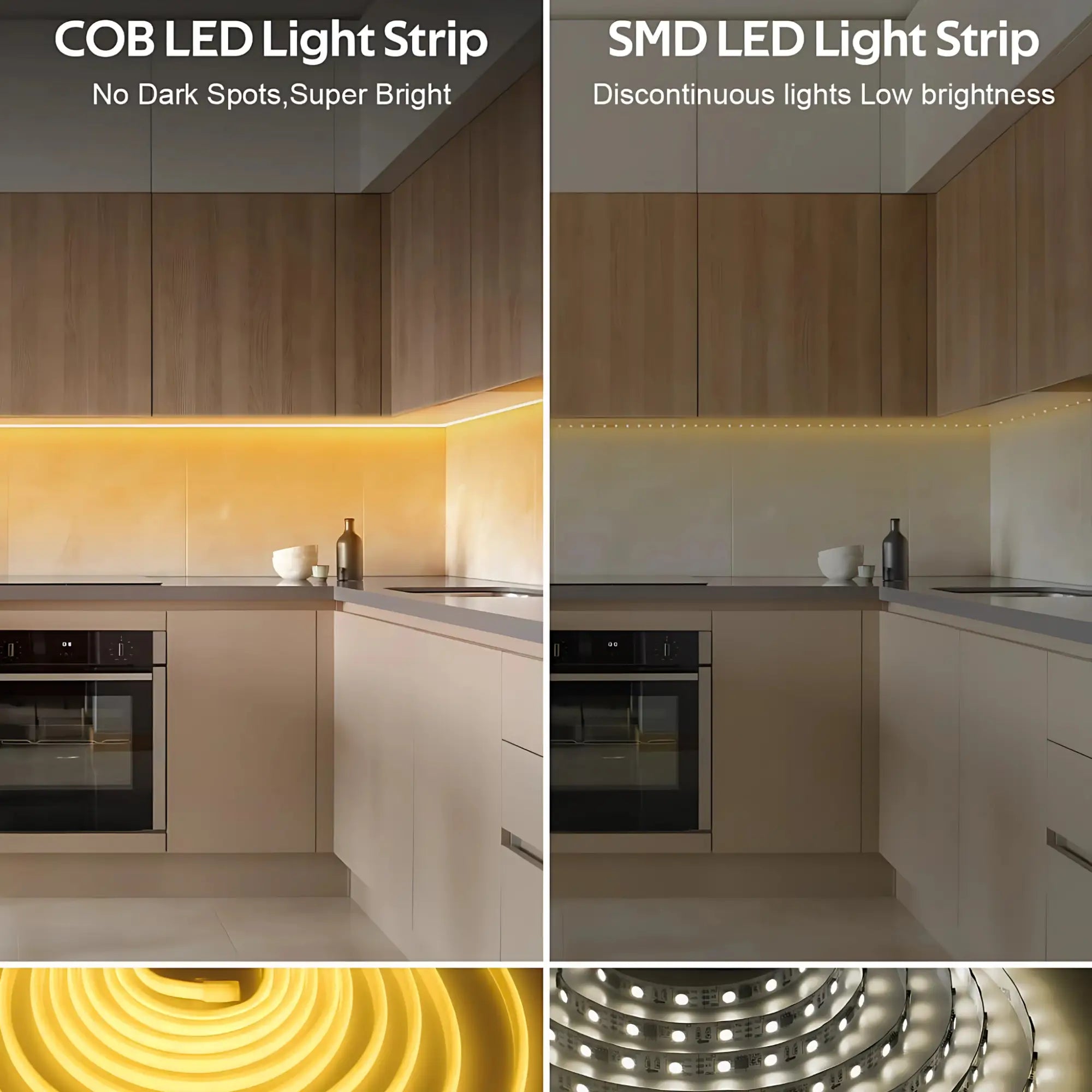 COB vs Traditional LED Strips: Performance & Installation Guide