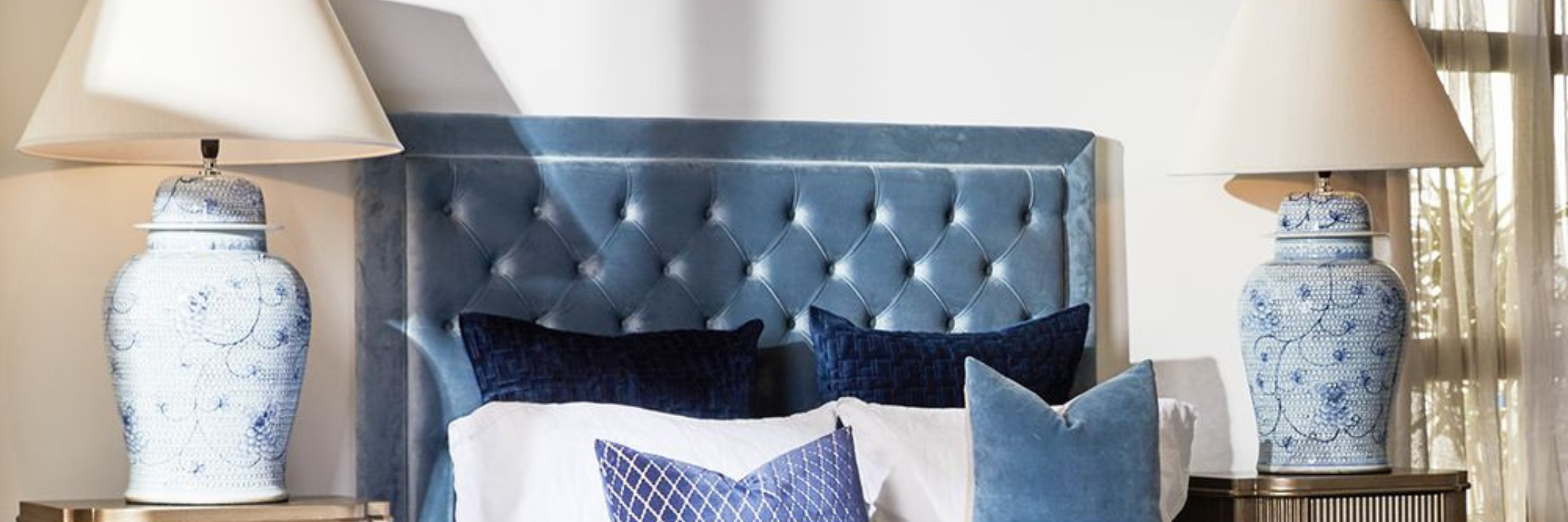 Stylish table lamp with modern design, perfect for enhancing bedroom or living room decor.