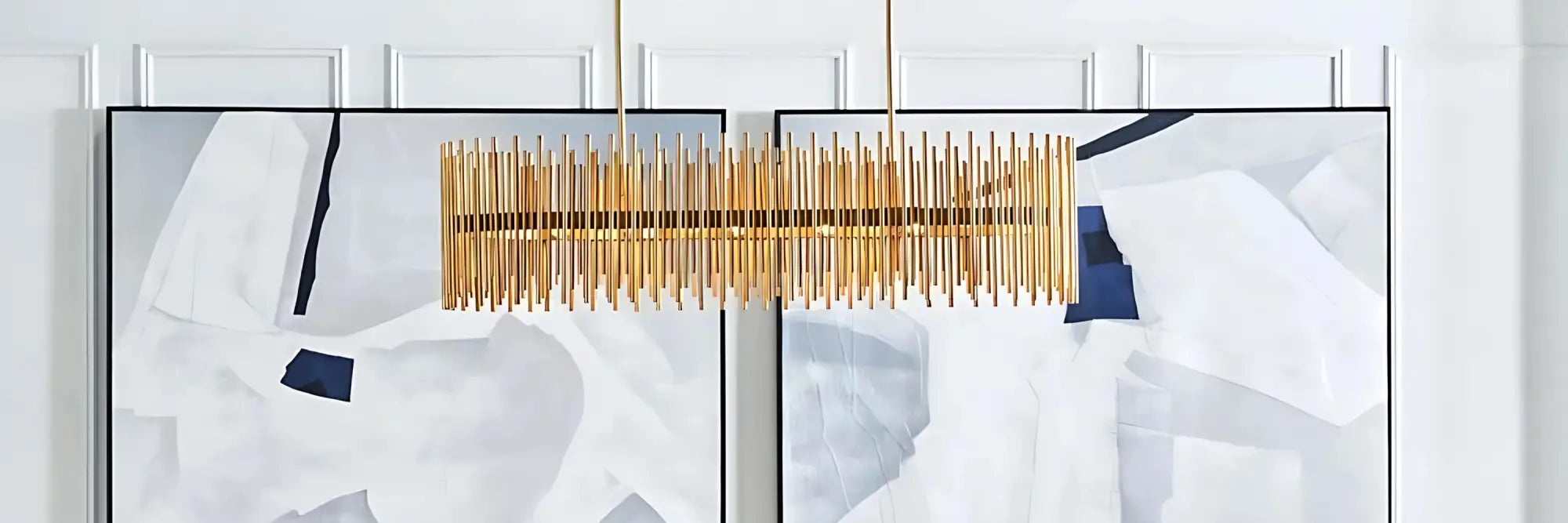 A stunning multi-light pendant illuminating a dining room table.