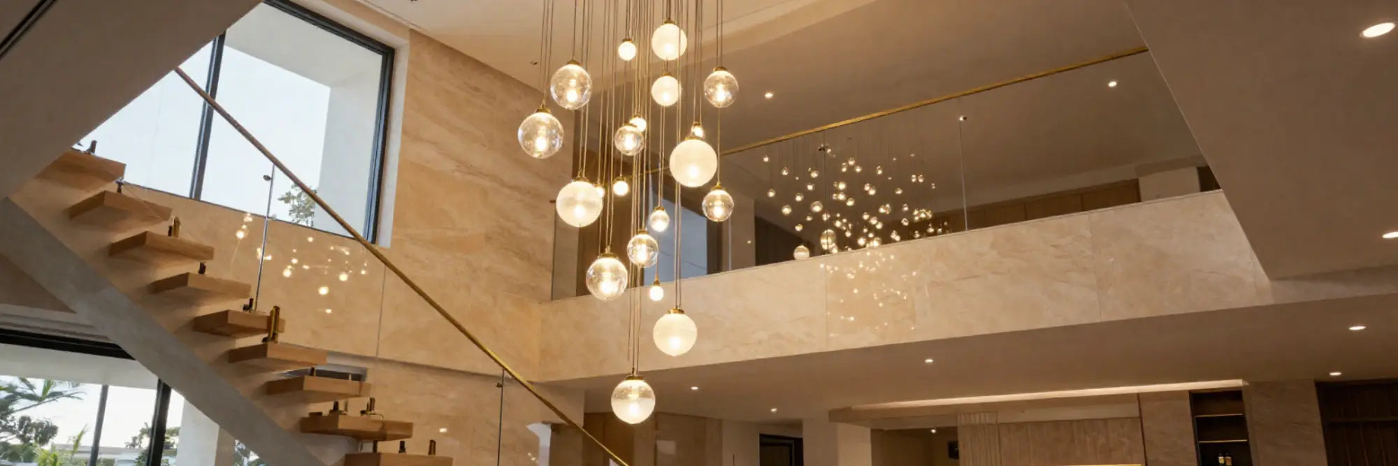 Staircase and void pendant lights have the remarkable ability to transform your home, offering a perfect blend of essential functionality and elevated style.