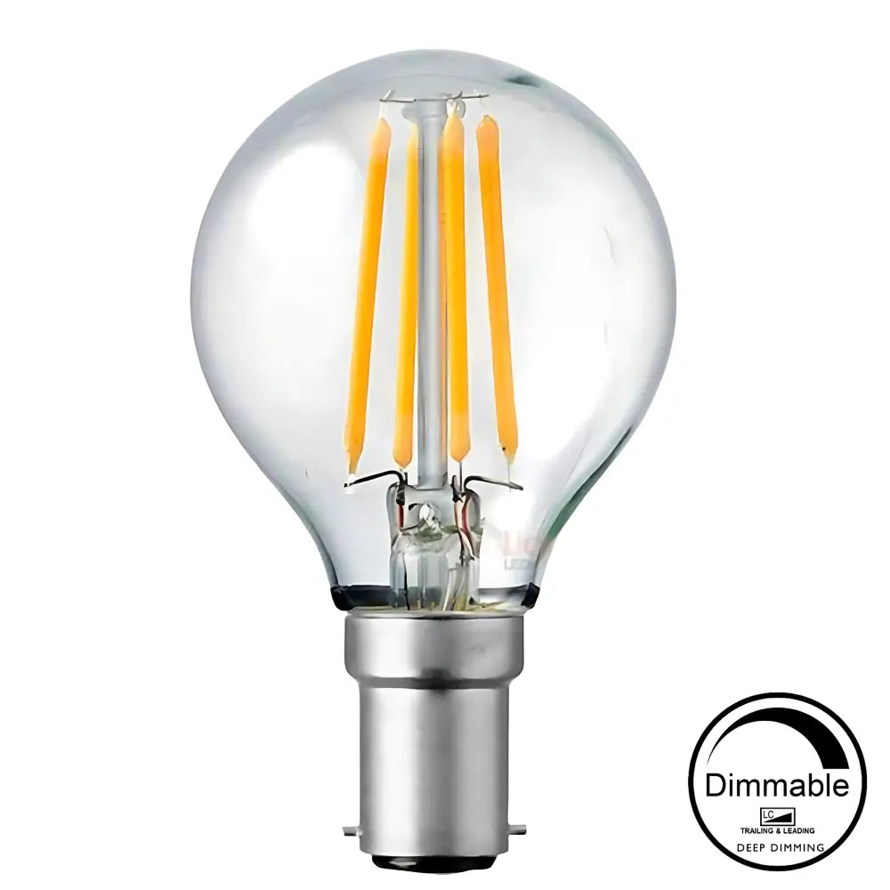 4W 400lm B15 2700K Clear Dimmable LED Fancy Round - Home & Garden > Lighting