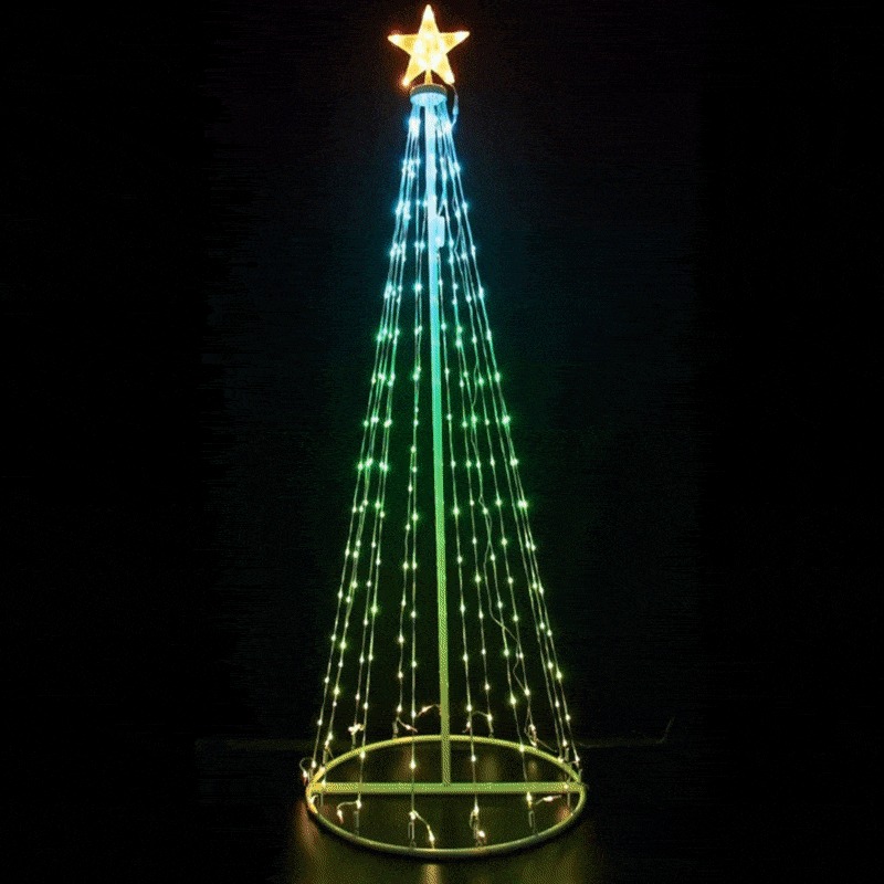 1.5 Meter Rgb Digital Led Christmas Tree Lights