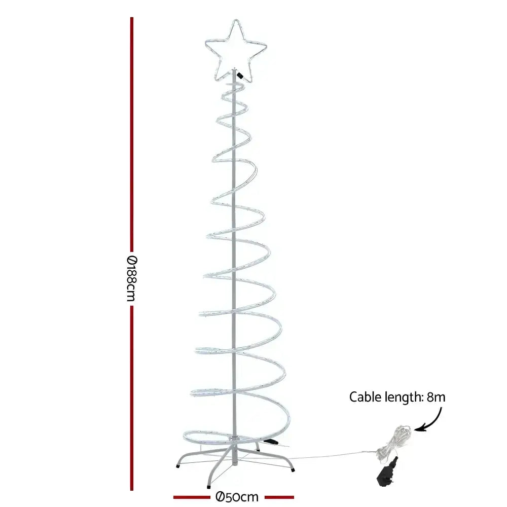 1.88M LED Waterproof Colourful Christmas Tree