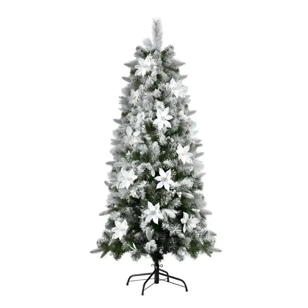 1.8M Snow Flocked Tips Christmas Tree