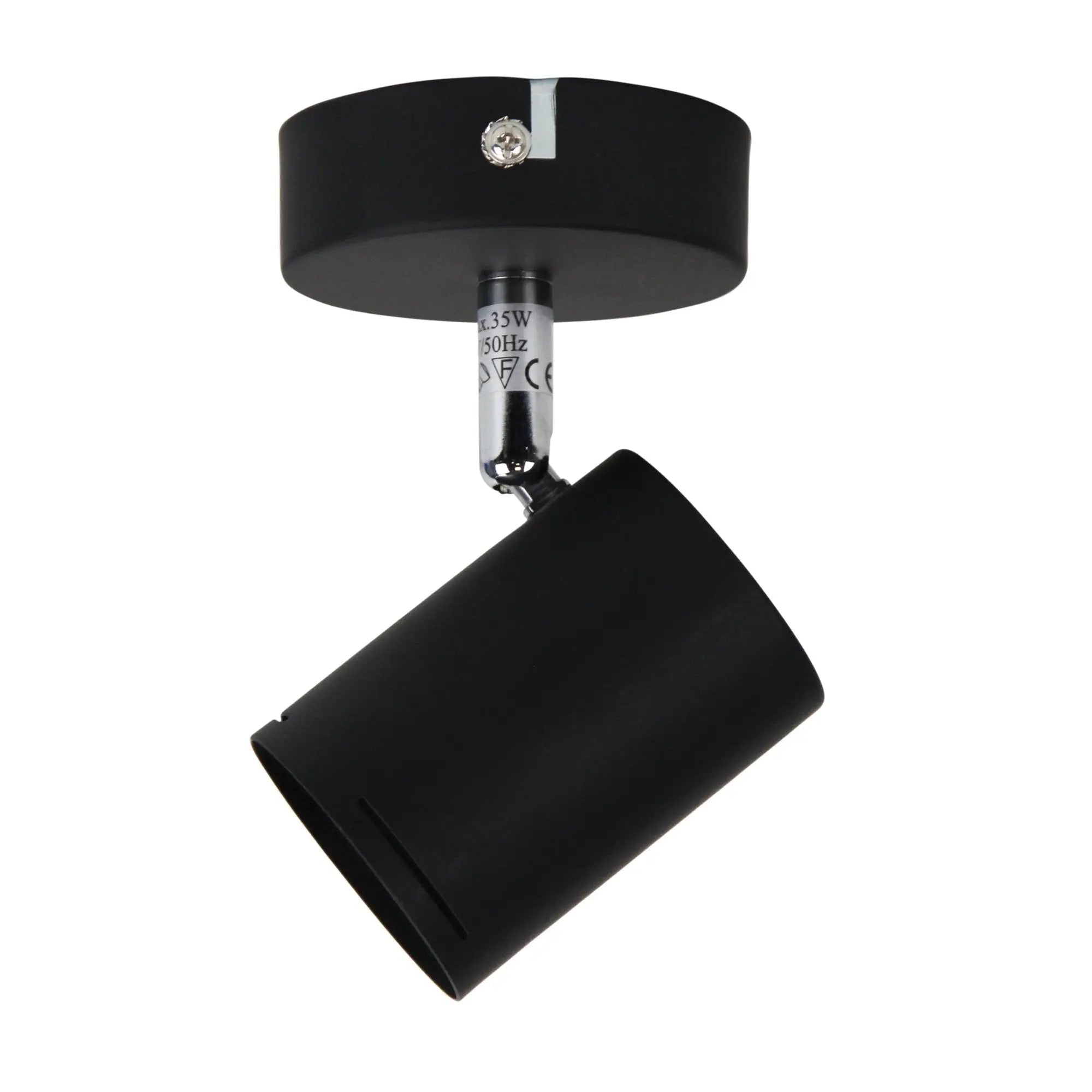 Oriel Baril Adjustable Spotlight Kitchen Light Bar - 1 / Black / Without Switch