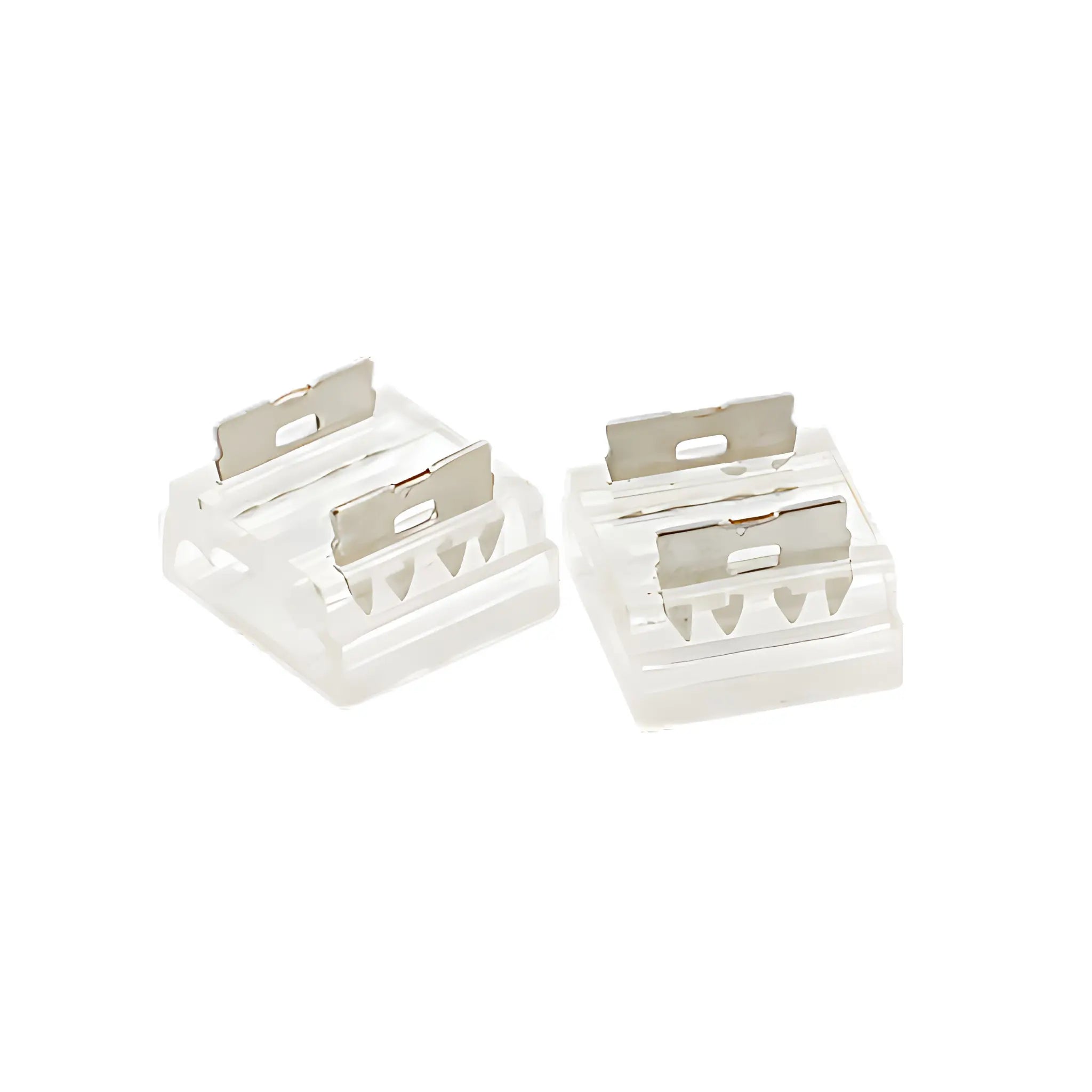 GREEN EARTH 8mm COB LED Strip Connectors - 2 Pin Solderless Strip-to-Strip Quick Connect
