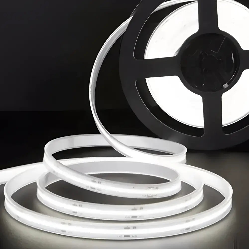 Green Earth Lighting Australia IP20 COB STRIP LIGHTING 12Vdc (Uncut 5 meter Length) 10W/m 10mm IP20 COB Flexible LED Strip Light - 6000K 12V10WIP205K/5M