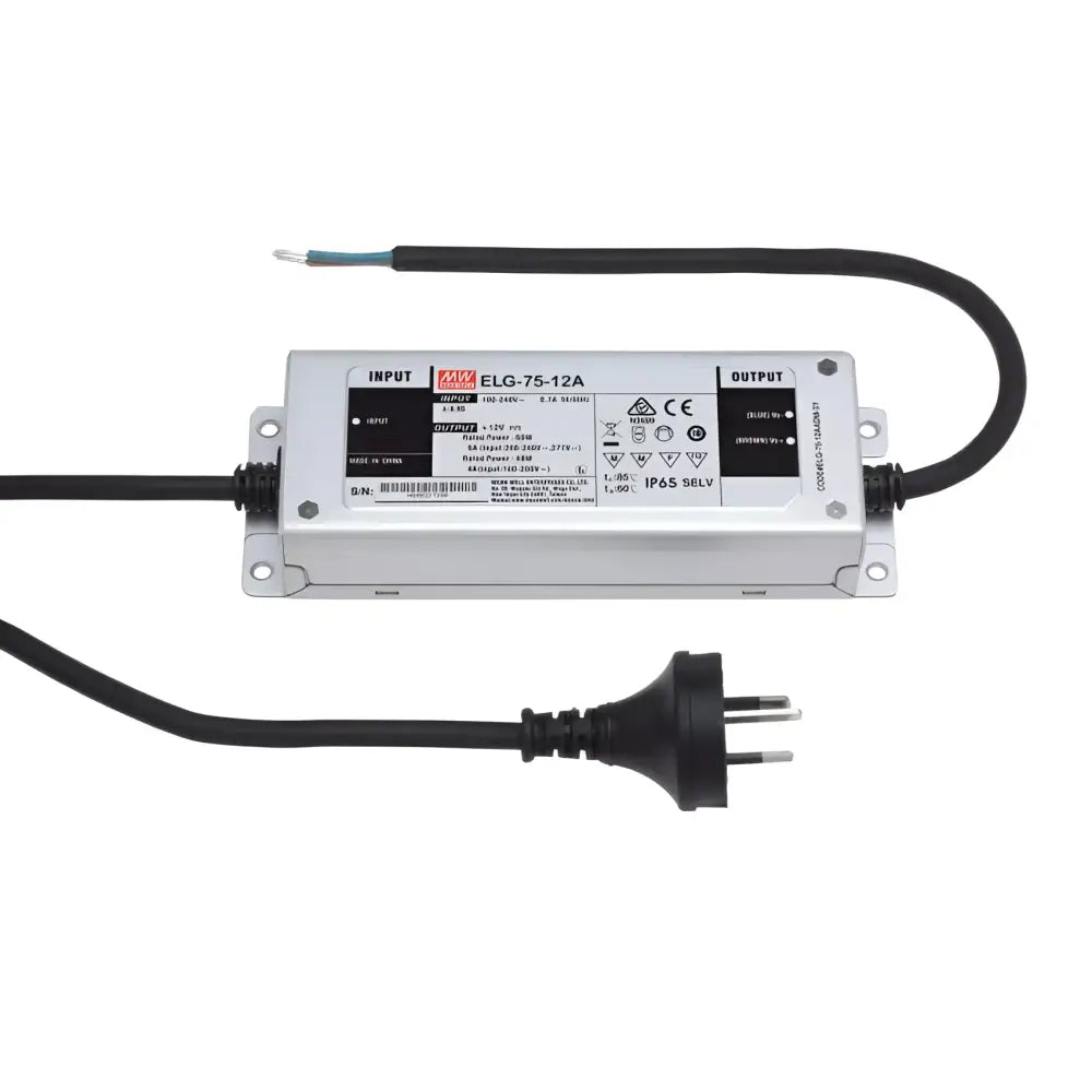 Meanwell LED Driver 12V 75W Weatherproof LED Driver | Dali Dimmable IP67 ELG-75-12DA