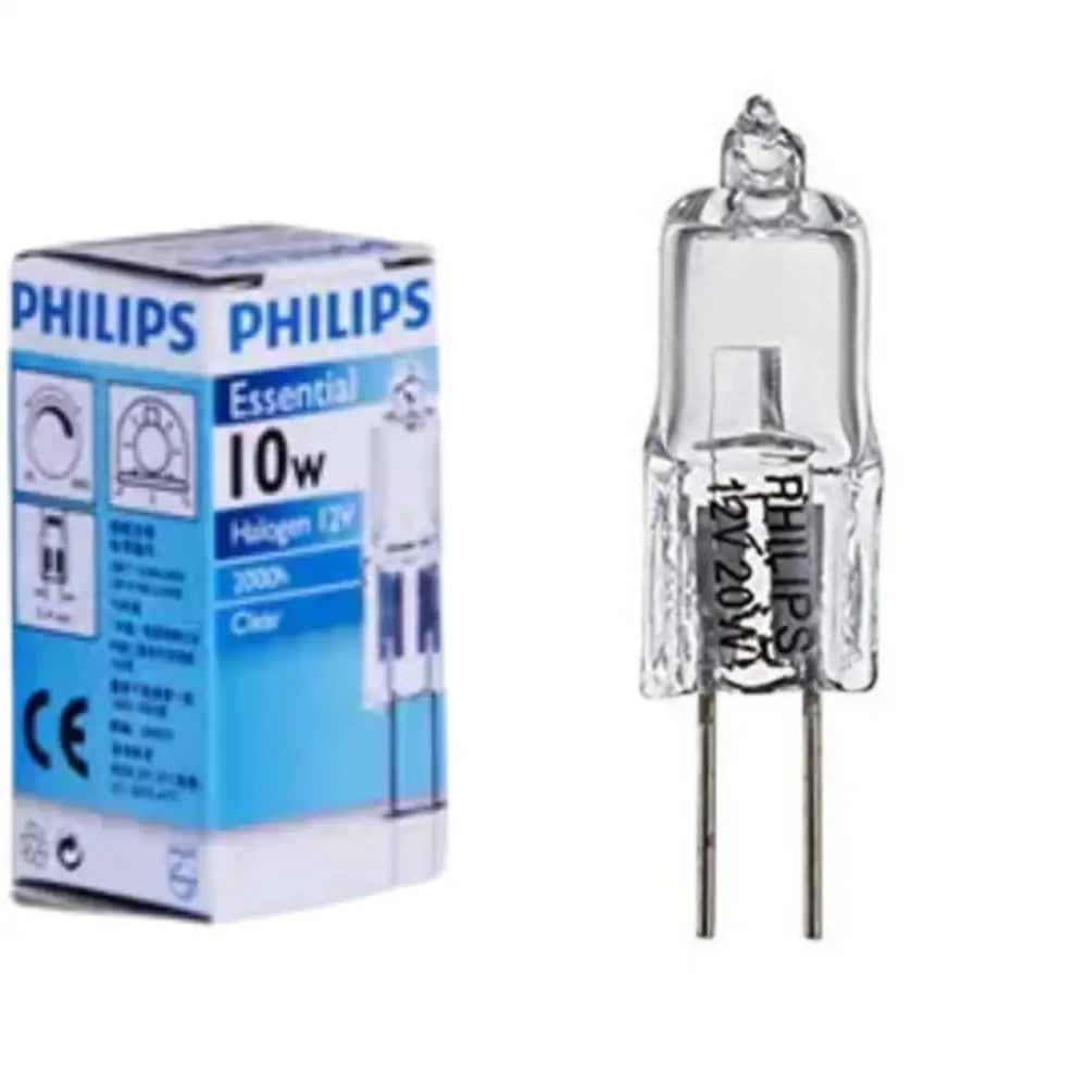 Philips Incandescent Light Bulbs 12 Volt 10W G4 Base Bi-Pin Halogen Bulb Philips Lighting 10WG4