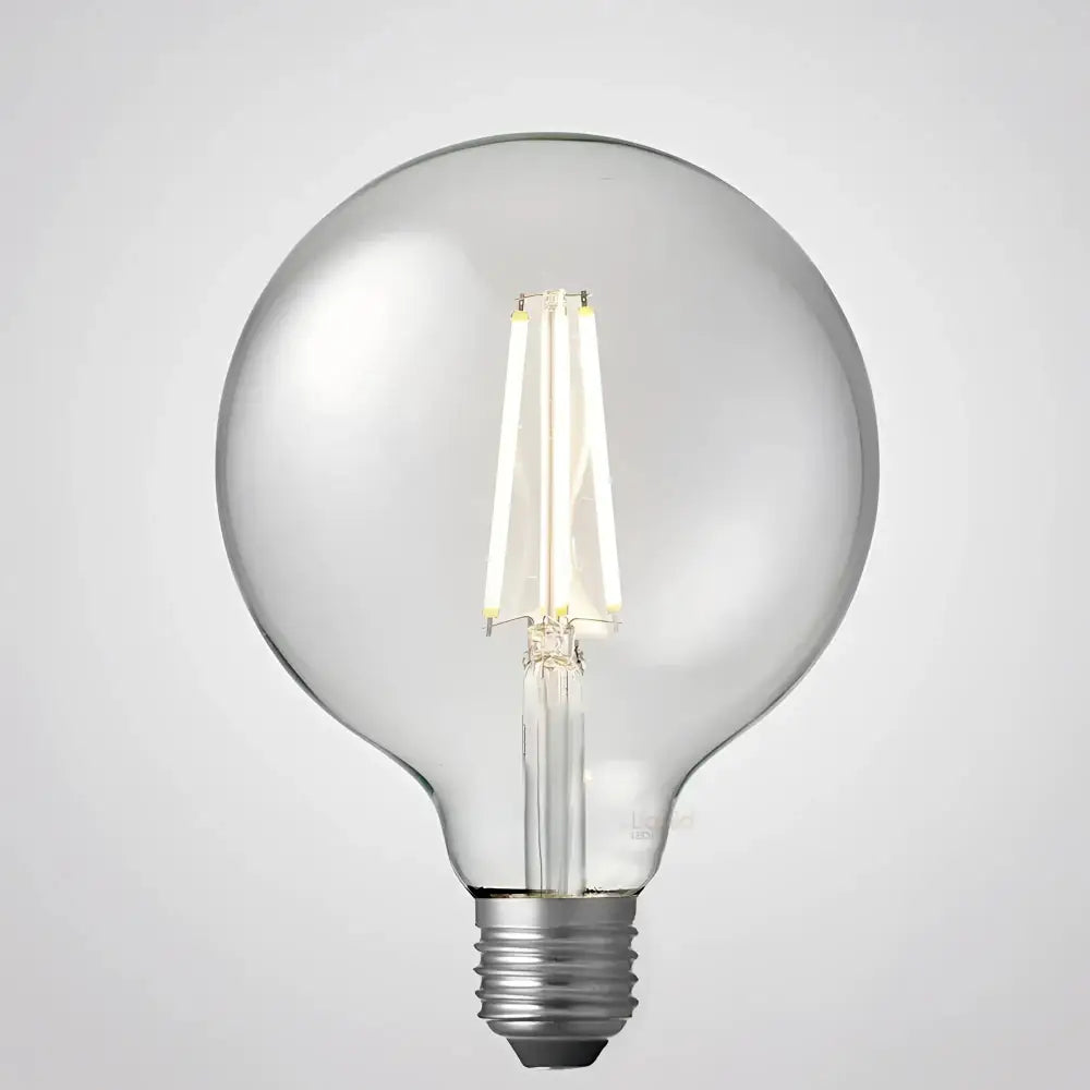 Natural White 4000K G125 LED Filament Globe E27 Clear