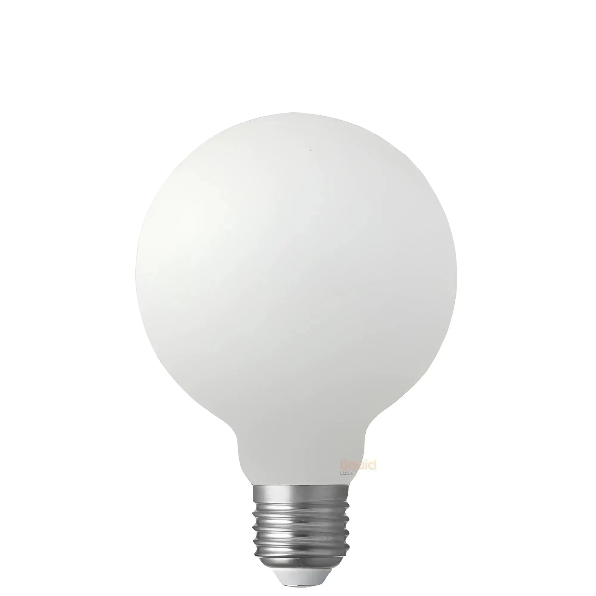 LiquidLEDs Lighting Globe Bulbs 12W G95 Matte White Dimmable LED Globe (E27) in Warm White F1227-G95-P-30K