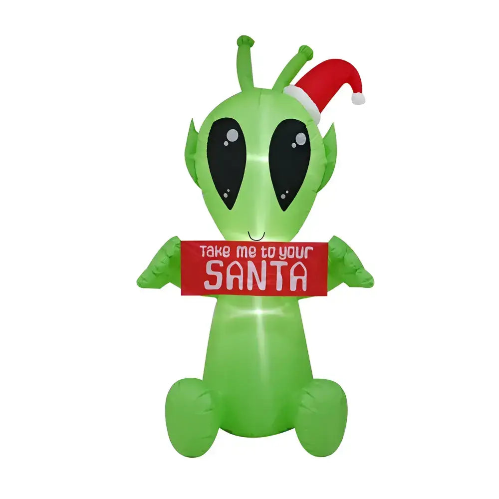 2.1m Christmas Alien Inflatable for Festive Display