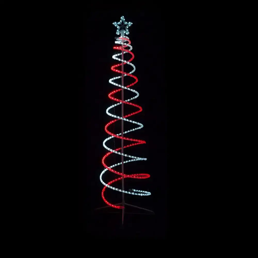 2.1m Led Double Spiral Tree - 4 Colours Available