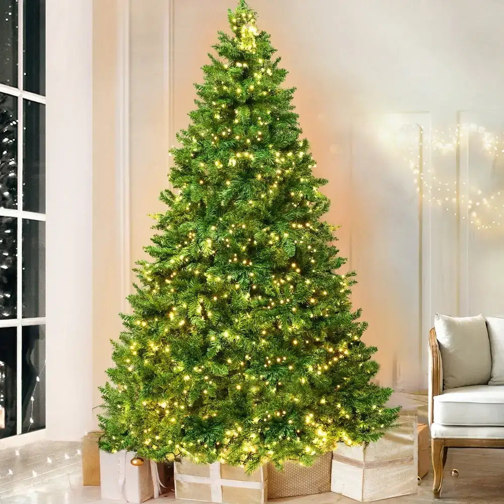 2.1m Led Pre-lit Christmas Tree - Easy Setup & Storage