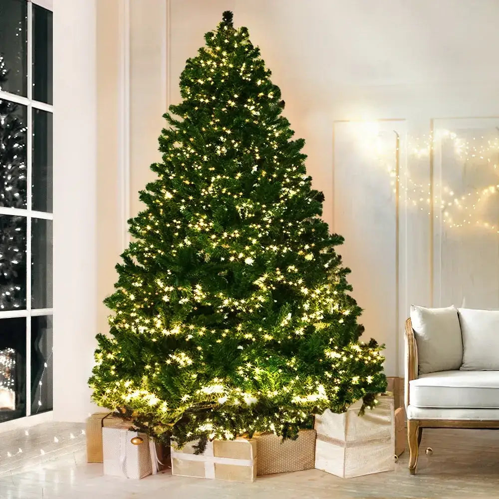 2.1M 8 Light Mode LEDs Christmas Tree