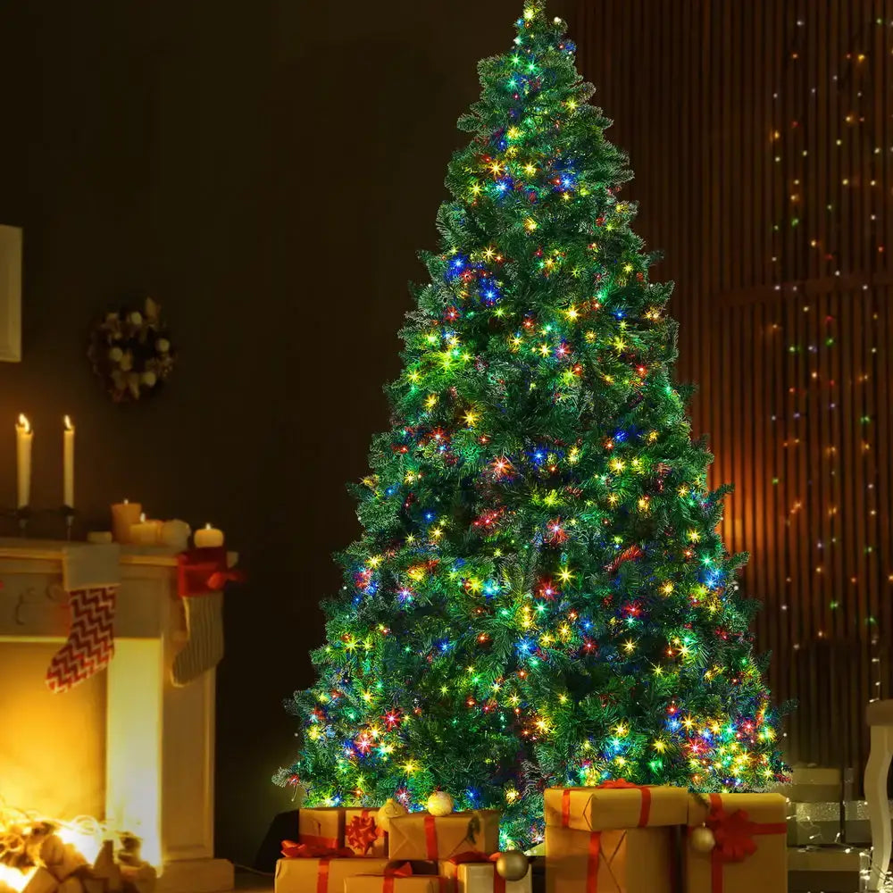2.1m Multi Colour Christmas Tree with 8 Light Modes