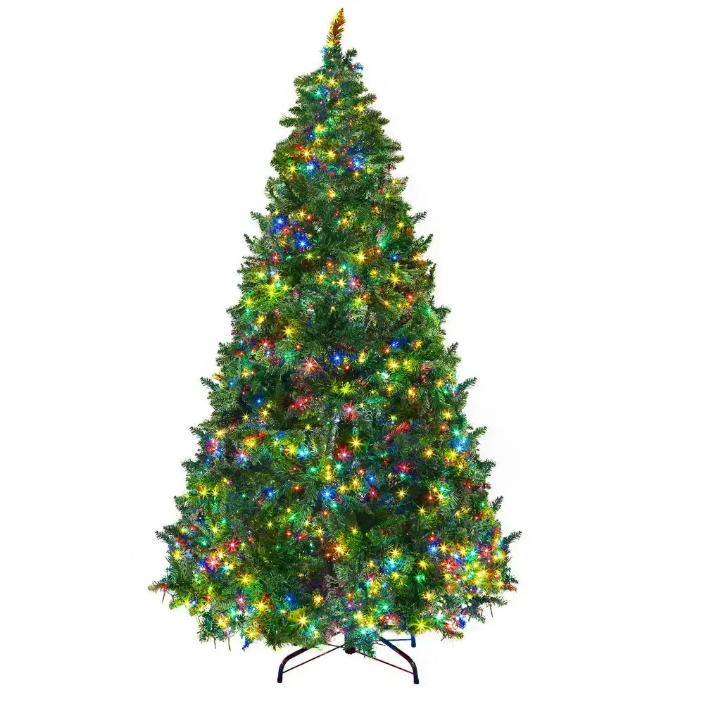 2.1m Multi Colour Christmas Tree with 8 Light Modes