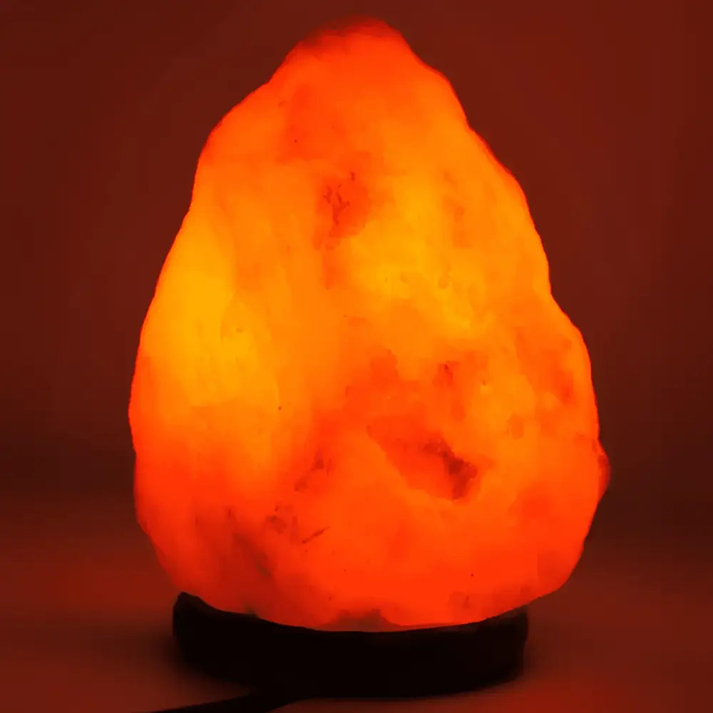 Green Earth Lighting Australia Home & Garden > Lighting > Night Lights & Ambient Lighting 2-3kg Himalayan Salt Lamp on Timber Base N623/2-3kg