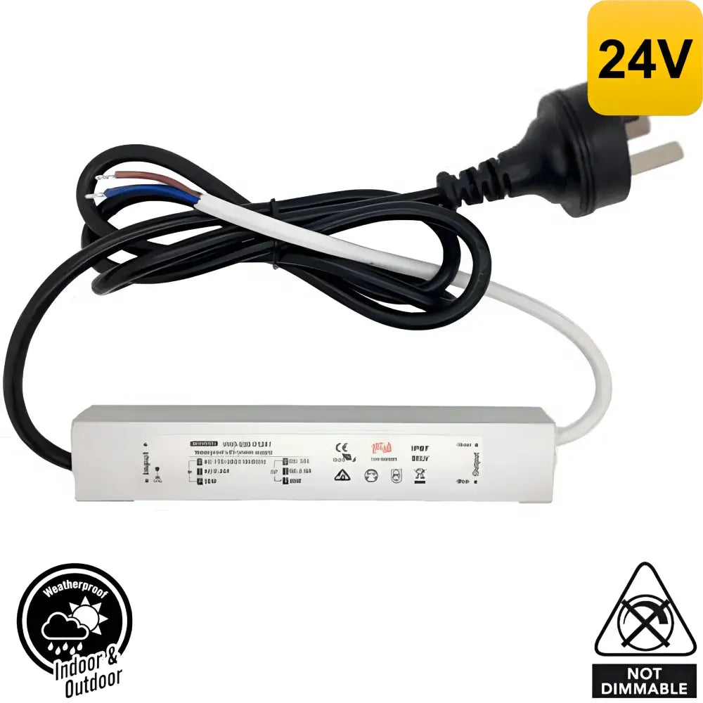 Green Earth Lighting Australia Led Driver 24V 30W Weatherproof LED Driver | Non Dimmable IP67 9652-24V30W