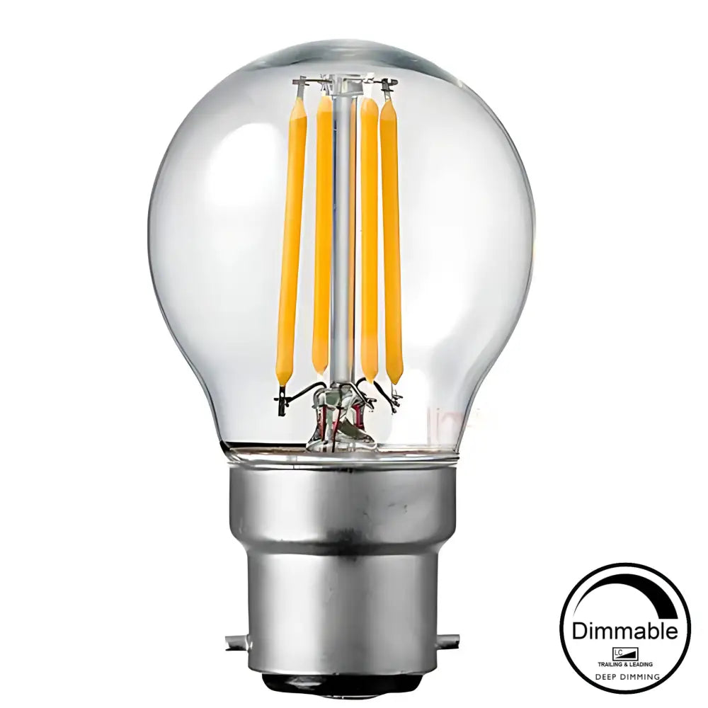 24V DC 4W 420lm B22 Dimmable LED Fancy Round - Fancy Round 24V DC 4W 420lm B22 Dimmable LED Fancy Round