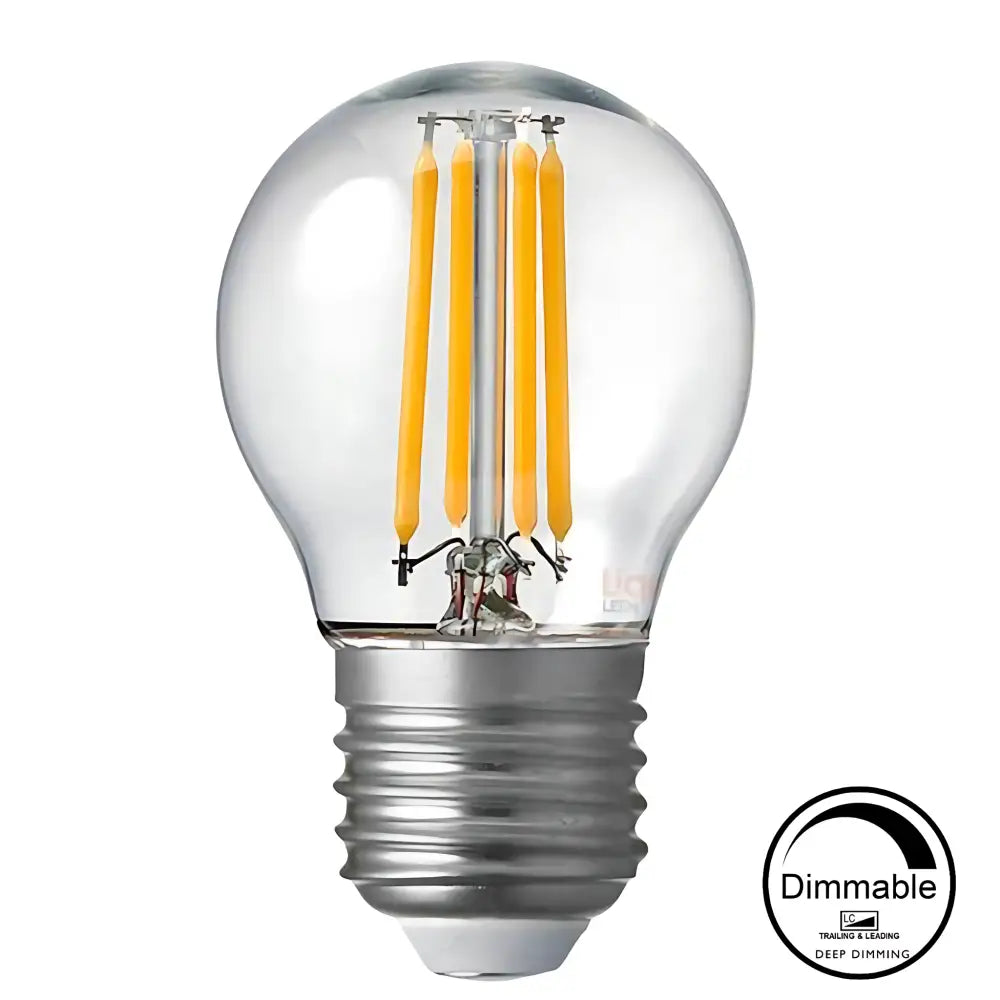 24V DC 4W 420lm E27 Dimmable LED Fancy Round - Fancy Round 24V DC 4W 420lm E27 Dimmable LED Fancy Round