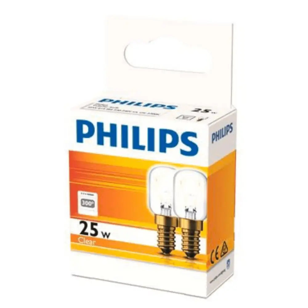 Philips Legacy 25W E14 300° Mini Oven Pilot Incandescent - Twin Pack 25WOVENTWIN