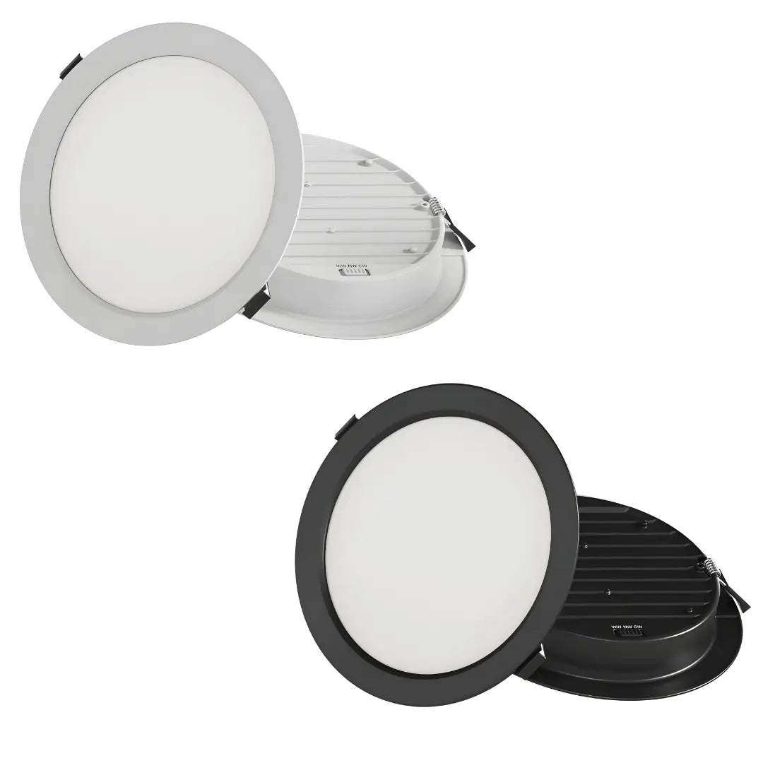 30w Tri-colour Dimmable Led Downlight Anodised