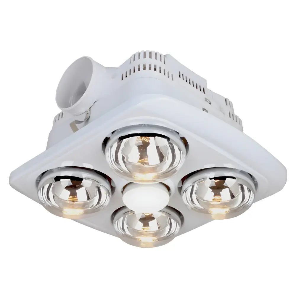3-in-1 Quad Bathroom Heater with Exhaust Fan and LED Light