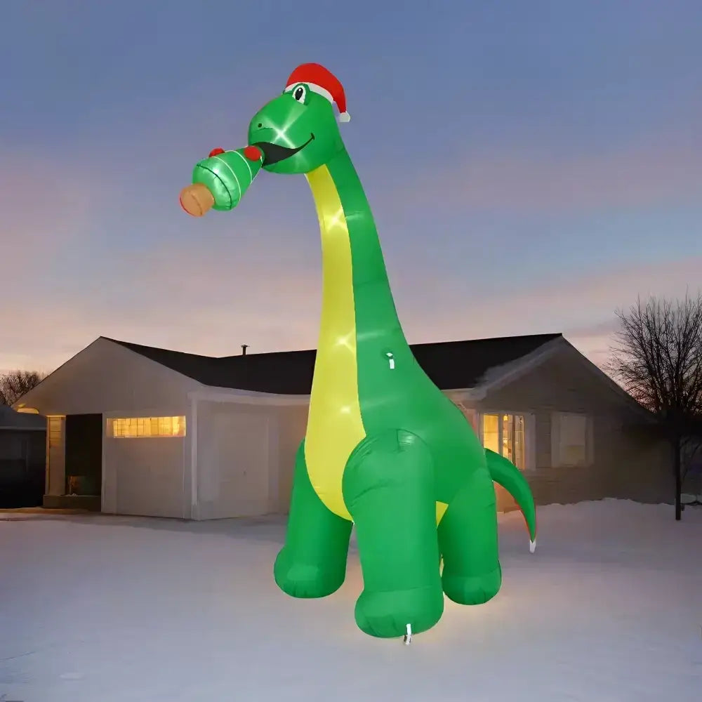 3m Brontosaurus Inflatable with Led Lights