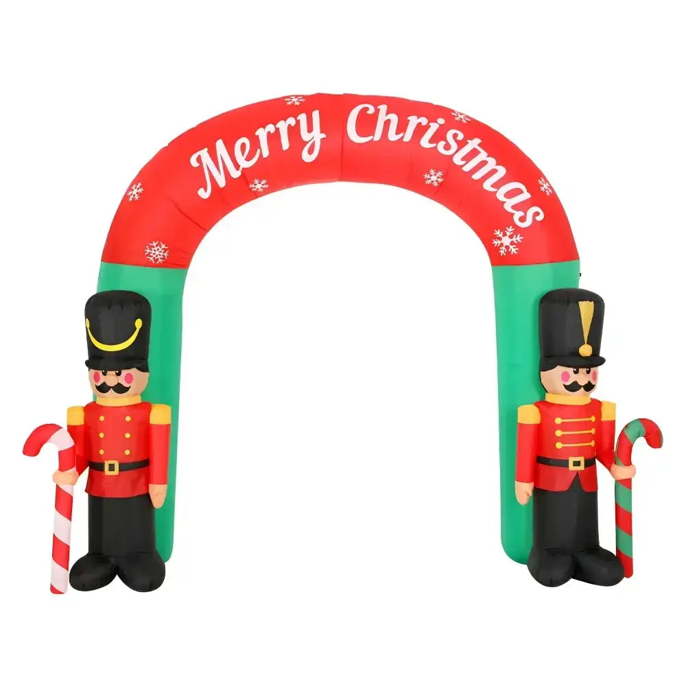 3M Christmas Inflatable Archwary Nutcracker Illuminated Decorations