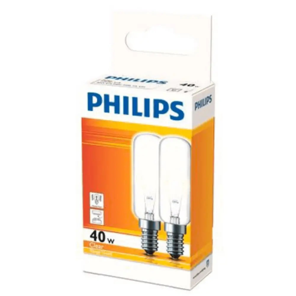 Philips Legacy 40W E14 Range Hood Incandescent - Twin Pack 40WT25TWIN