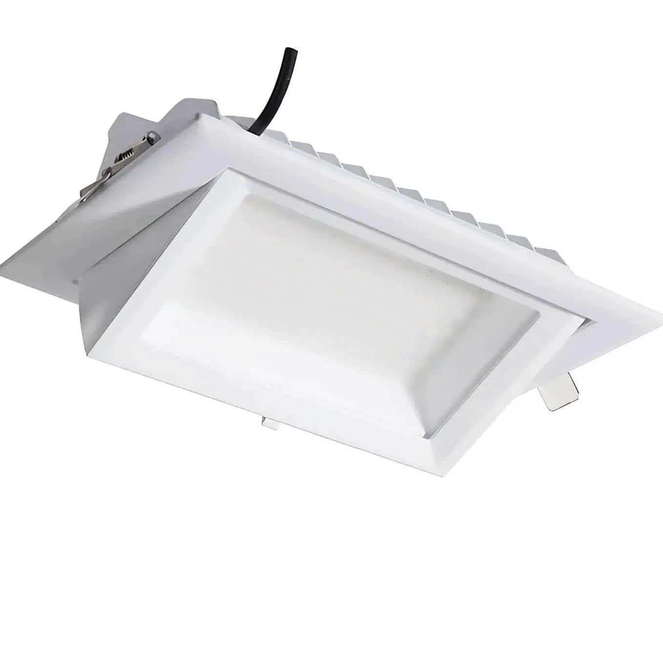 Green Earth Lighting Australia Commercial White 40W Tri-Colour Selectable LED Rectangular Shoplighter LED/38W/TC/RECT/WH