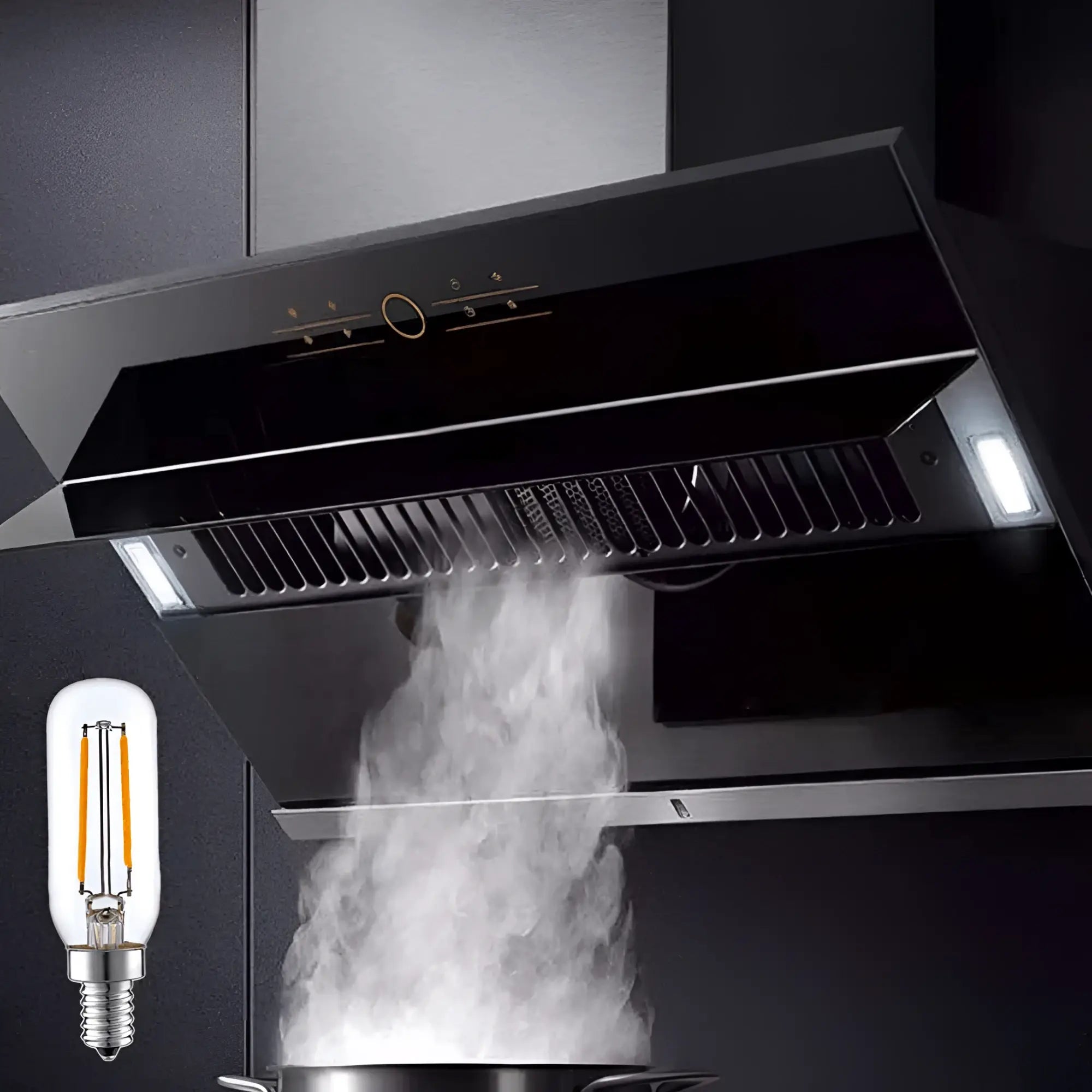 4w = 40w 470lm E14 Rangehood 2700k Green Earth