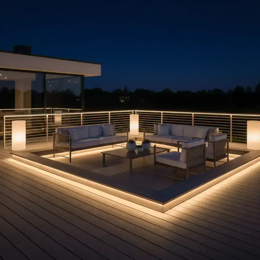 Cob Led Strip Kit 5 Meter Ip68 Outdoor Lighting - 5 Meter Diy Kit (meanwell Waterproof Driver) / Warm White