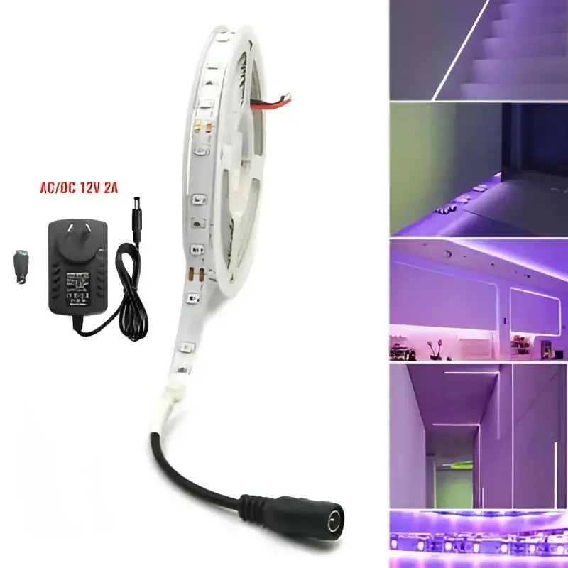 Green Earth Lighting Australia Lighting & Studio 5 meter UV Blacklight Strip Light Kit - IP20 UVKIT5M