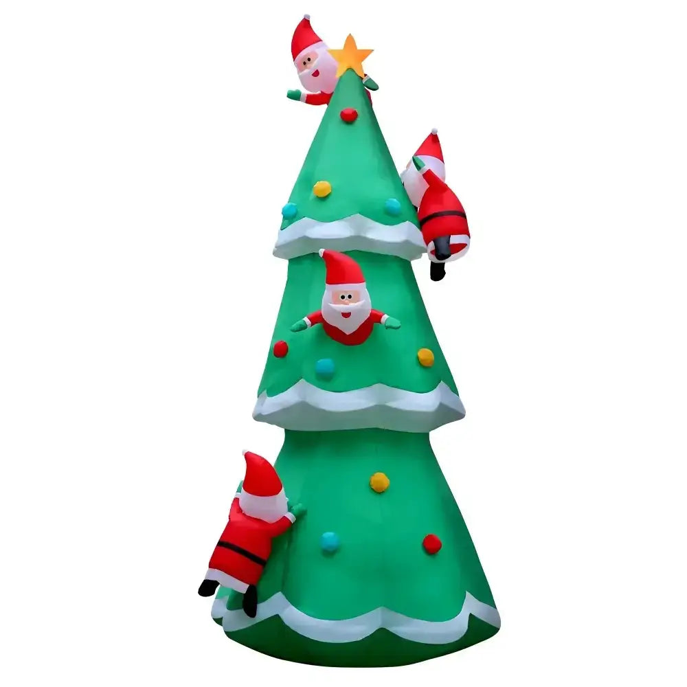 5M Christmas Inflatable Santa Tree Illuminated Decorations