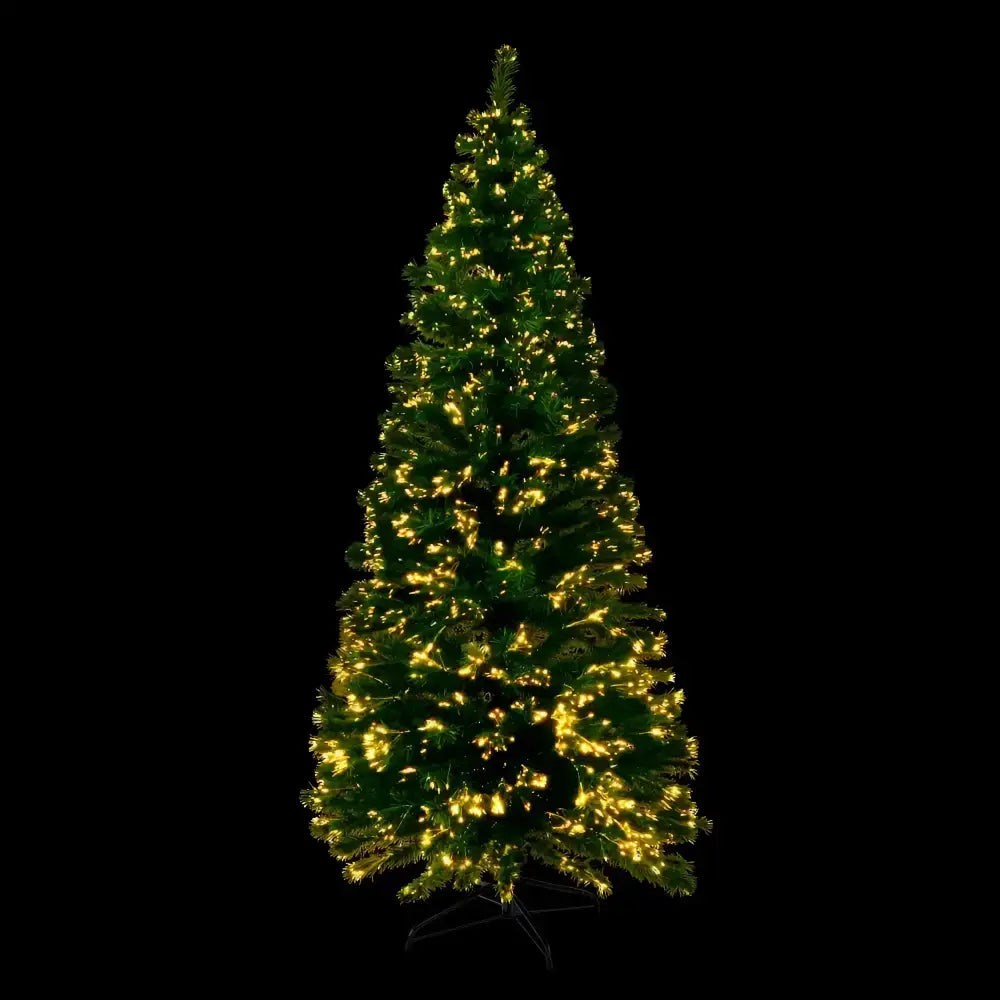 6ft Optic Fibre Led Christmas Tree with Warm White Lights