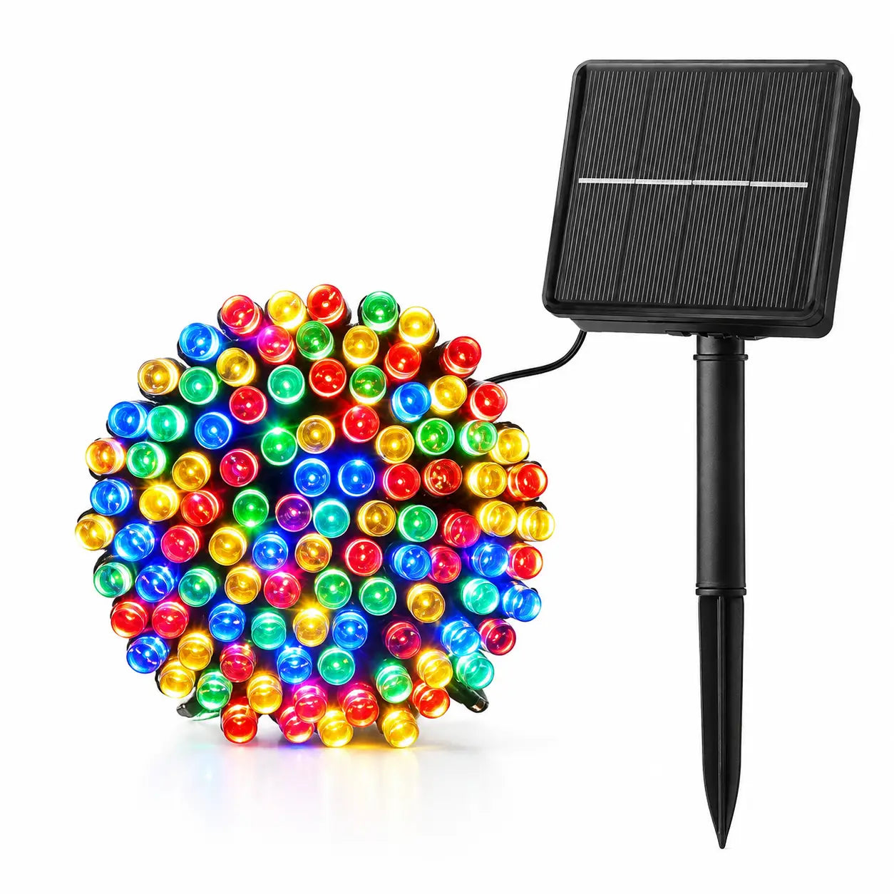 7M Solar Fairy Lights Multicolour – 30 LED Outdoor String Lights
