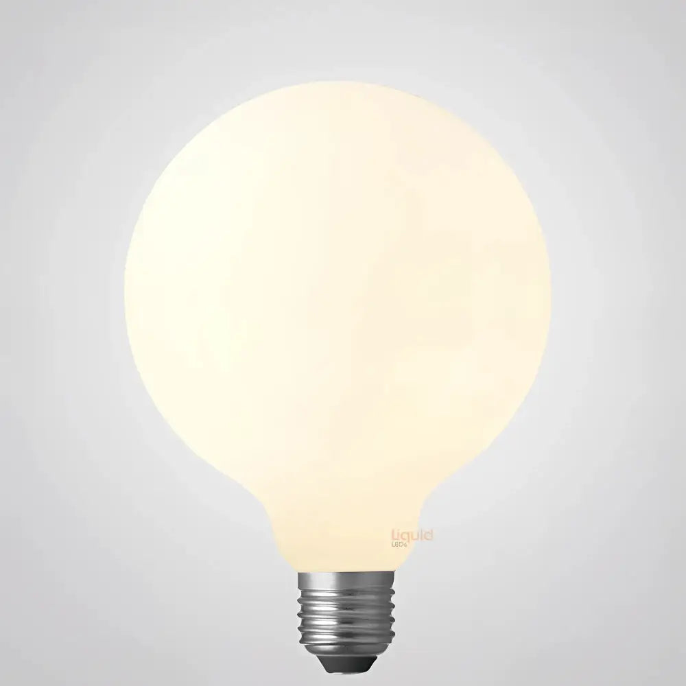 Warm White Porcelain Finish G125 LED Filament Globe E27