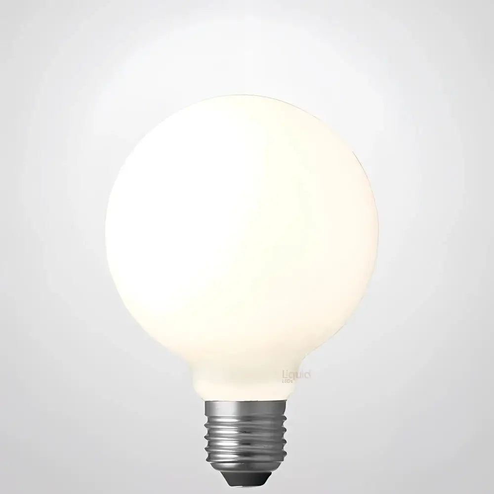 LiquidLEDs Lighting Globe Bulbs 8W G95 Opal Dimmable LED Bulb (E27) in Natural White F827-G95-M-40K