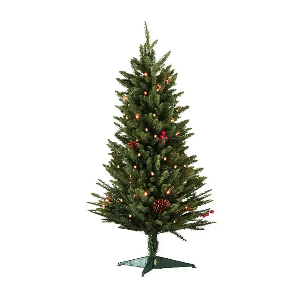 90cm Led Christmas Tree with Lights & Metal Base