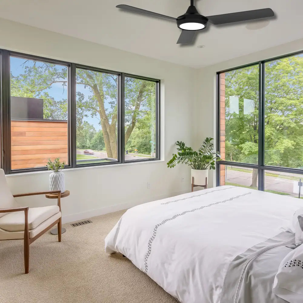 Axis 48" DC Ceiling Fan with Remote Control + CCT LED Light