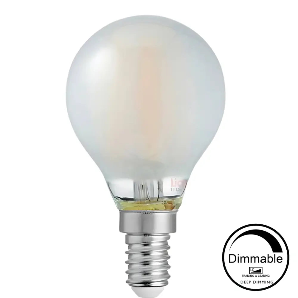 5.5W 806lm E14 2700K Frost Dimmable LED Fancy Round - Home & Garden > Lighting