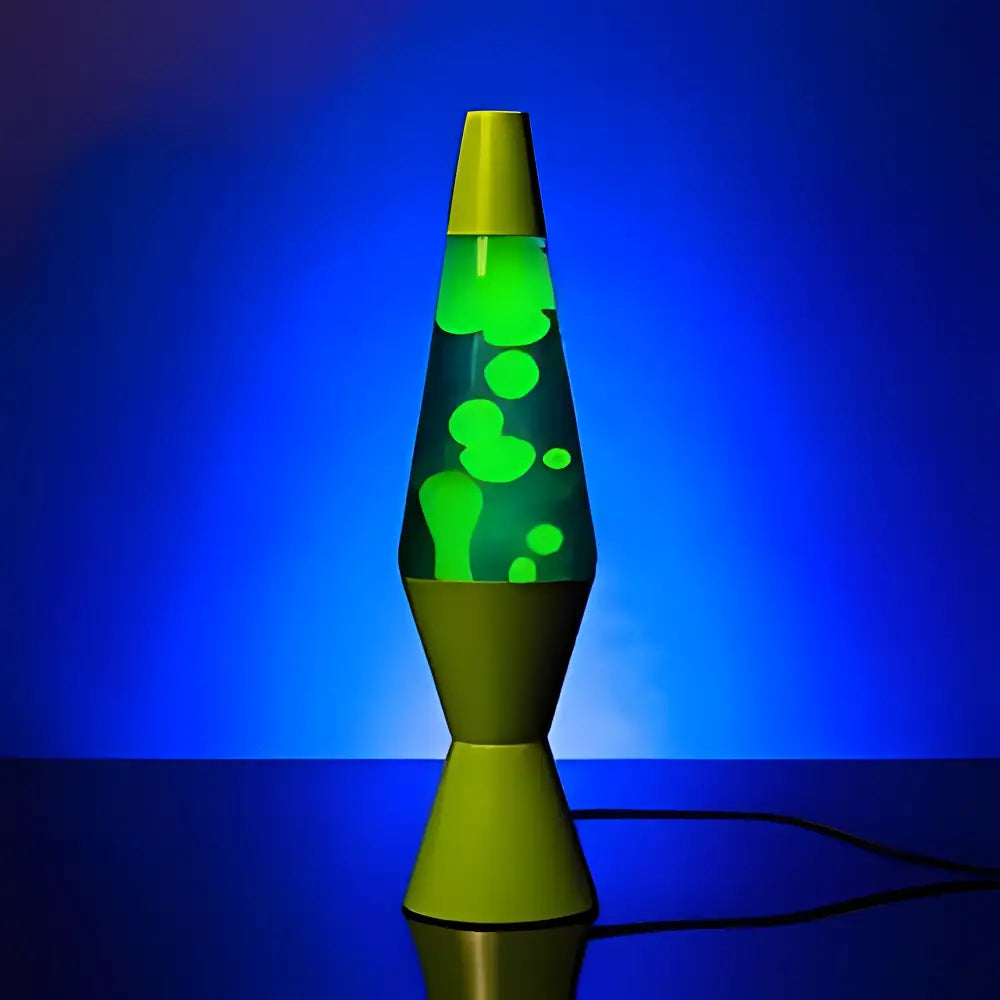 Lava Lamp Diamond Motion Green Lantern - 37cm Tall