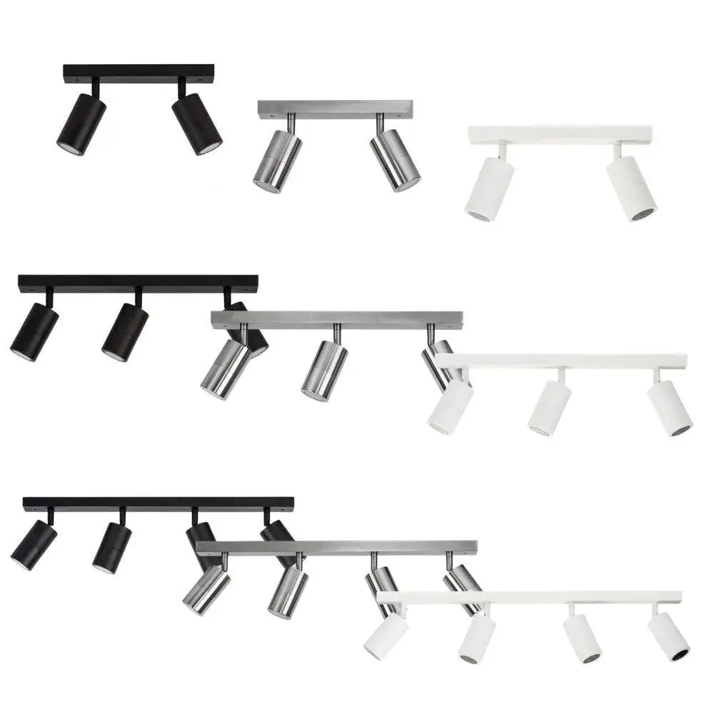 Havit TIVAH - 2/3/4 Light Bar GU10 LED Tri-Colour Adjustable Rail Ceiling Spot Light IP54