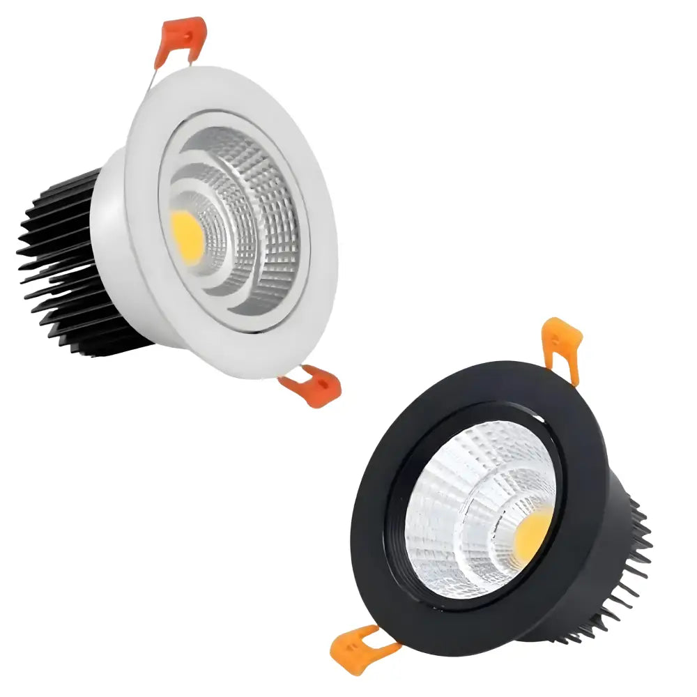 20W COB Tilt Tri-Colour Dimmable LED Downlight - 120mm cut