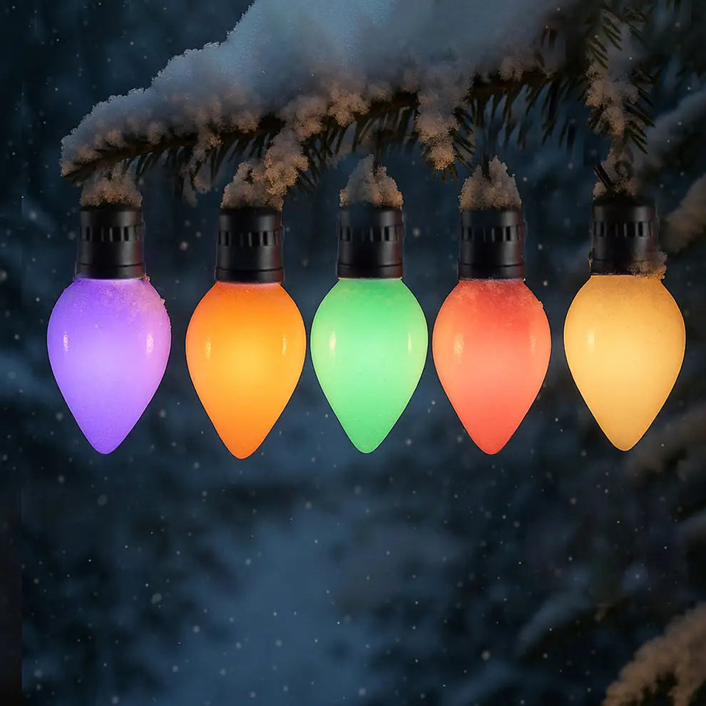 8M Multi Colour LED Connectable Large Pinecone String Light Kit