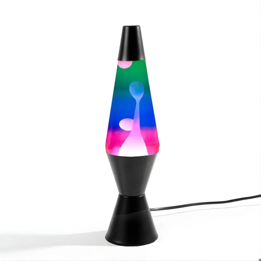 Pink ombre diamond motion lava lamp – 37cm tall retro light from greenearth.net.au.