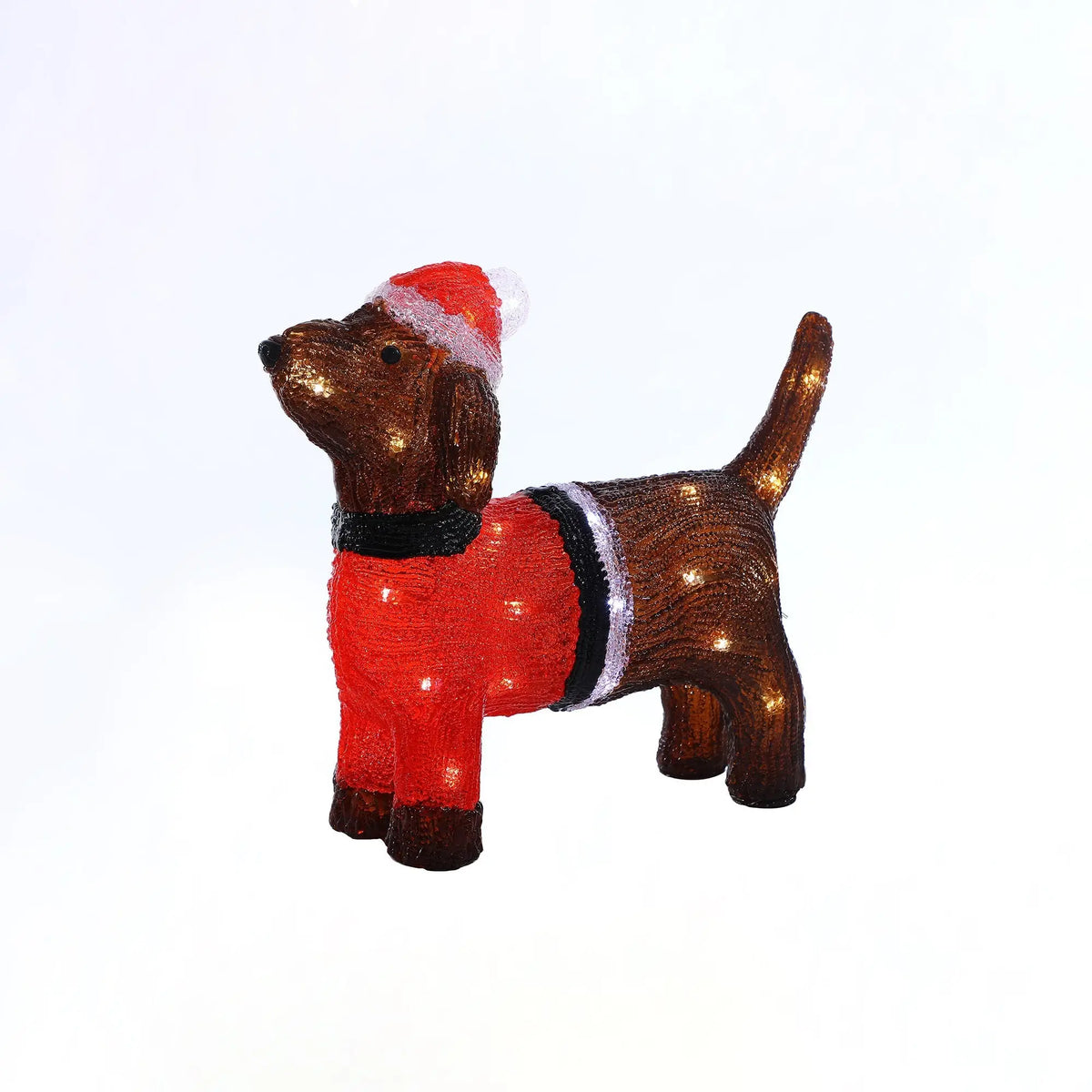 Acrylic Dachshund Decor Light - H36cm