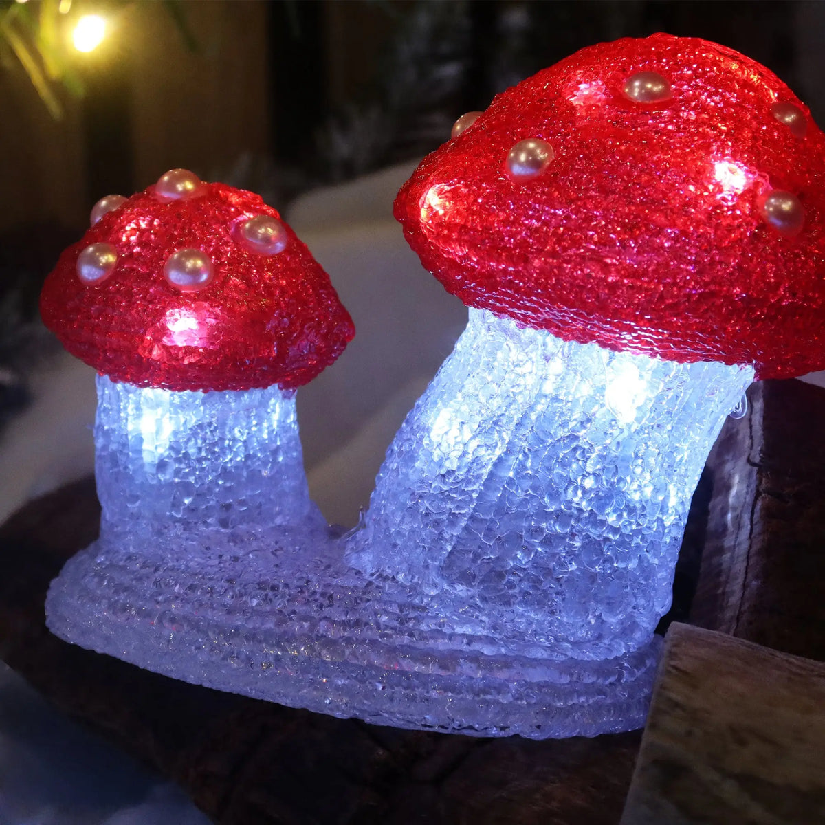 Acrylic Mushroom Lights - Indoor & Outdoor
